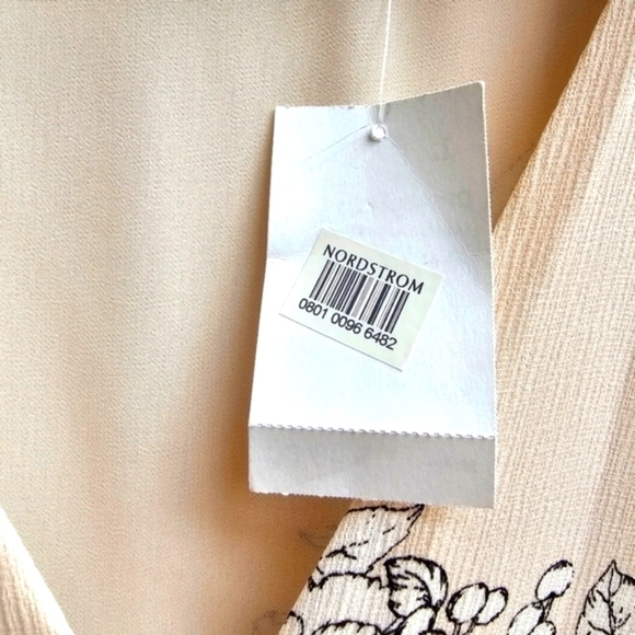 NWT Lush Blush Pink Floral Print Wrap Dress from Nordstrom's, Size Large - Picture 9 of 13